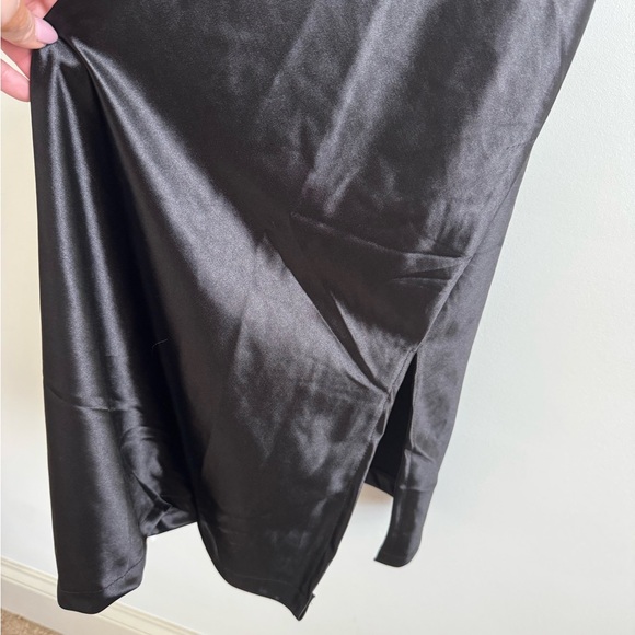 Satin Midi Slip Dress - Picture 4 of 4